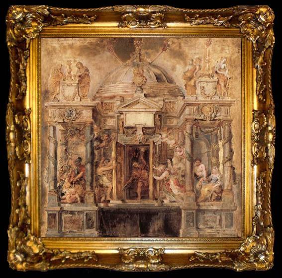 framed  Peter Paul Rubens The Temle of Janus, ta009-2